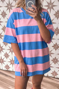 Striped Oversized Tunic Tee