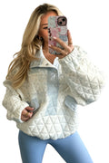 Quilted Pullover