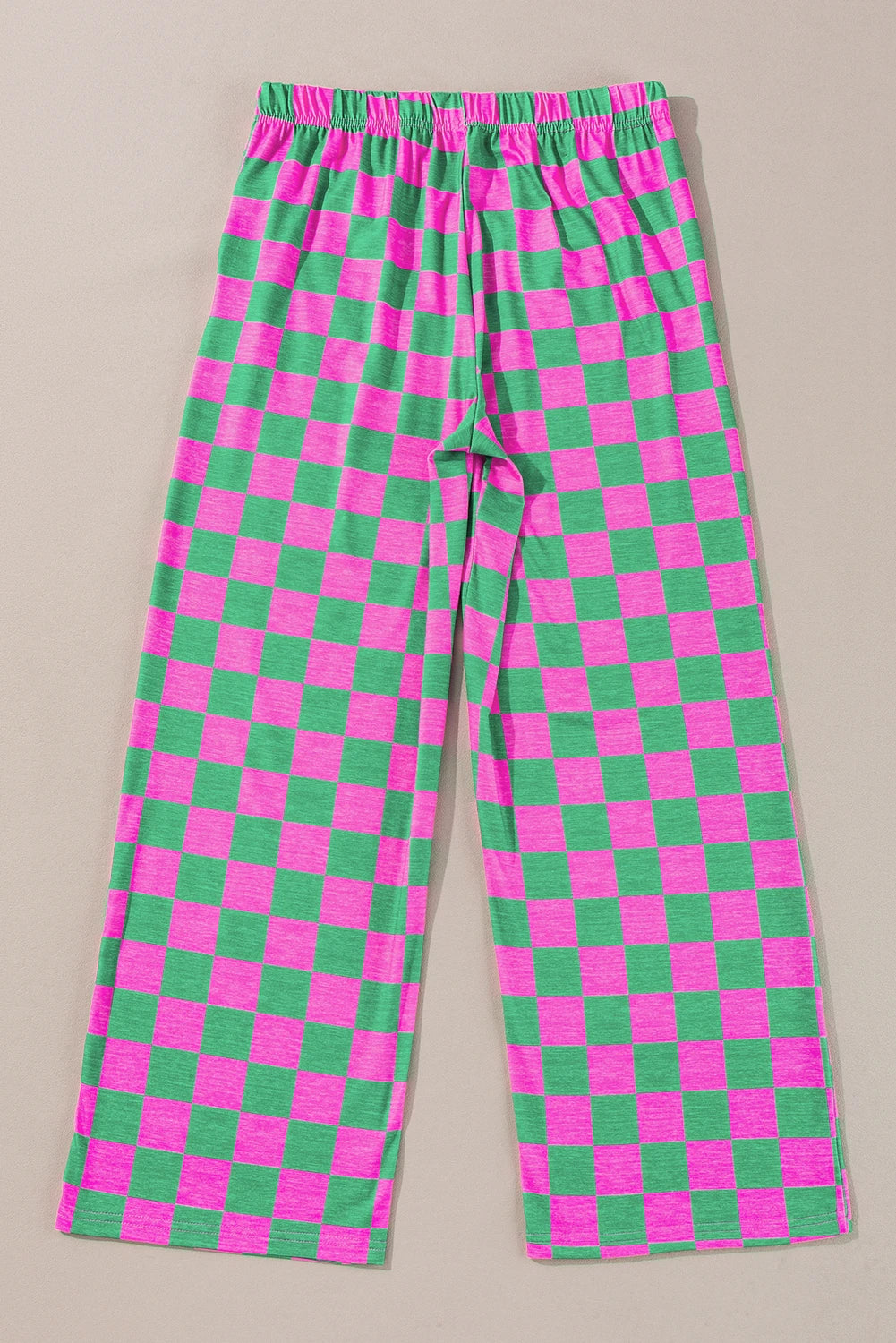 Green/Pink Checkered Pants
