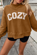 COZY Mock Neck Pullover