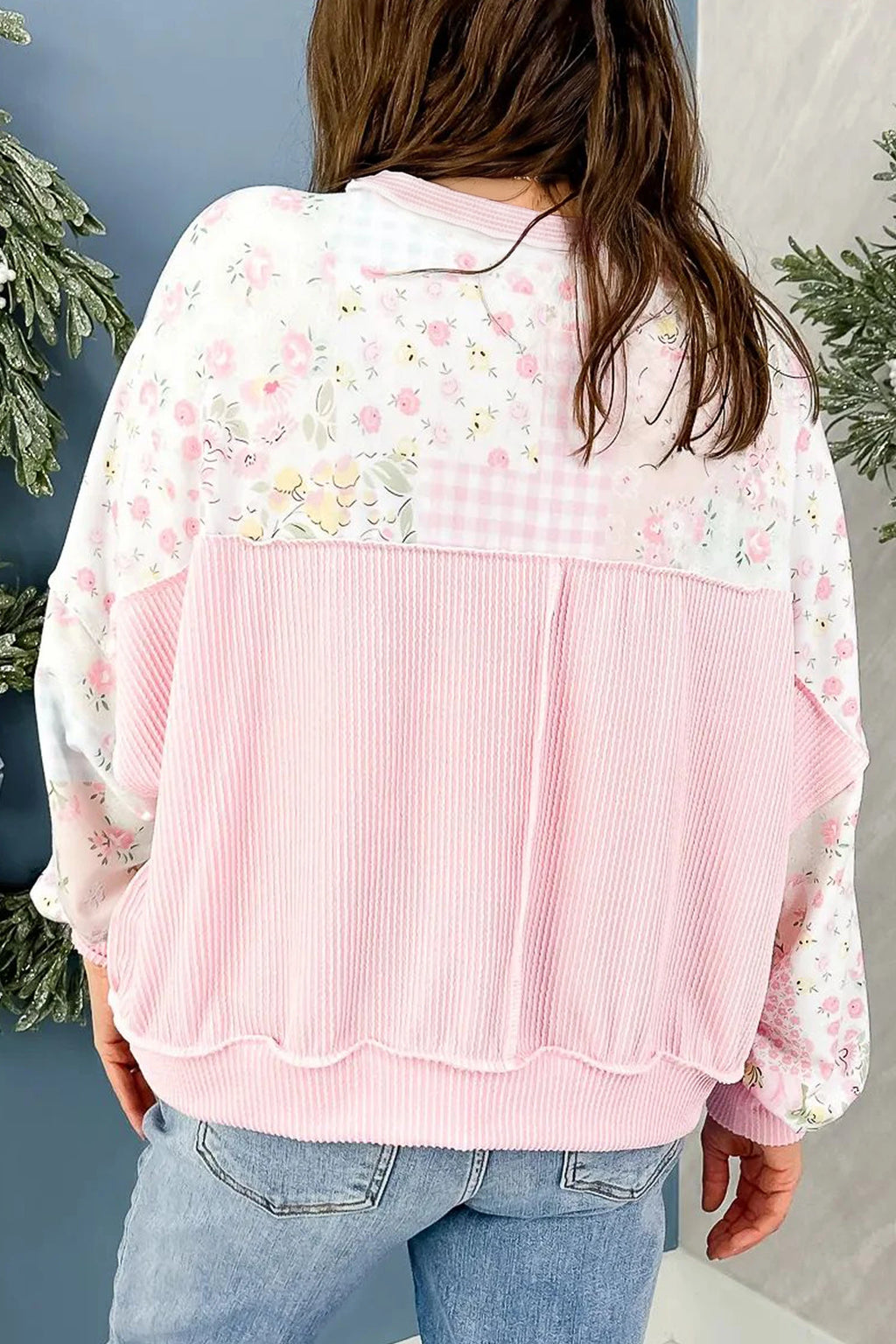 Floral Vintage Patchwork Long Sleeve
