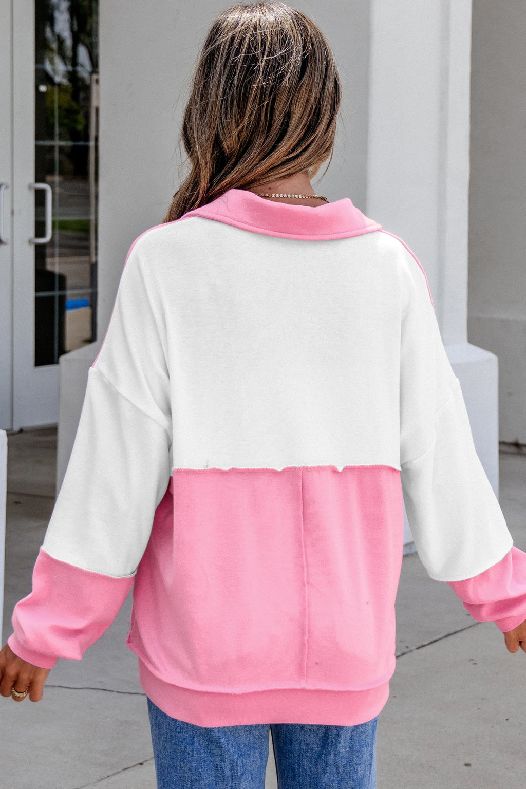 Rosey Pink Scalloped Top