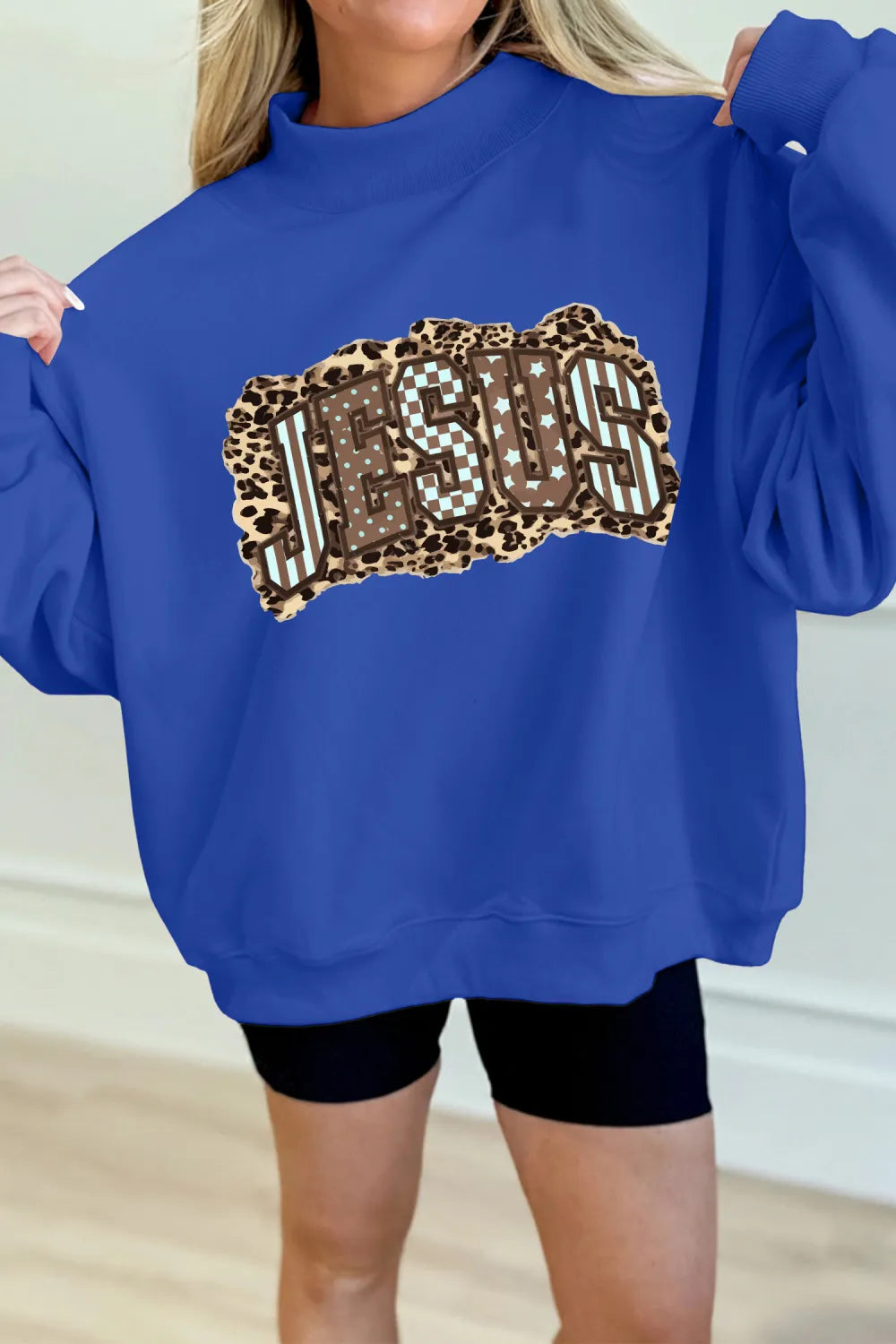 Jesus Mockneck Pullover