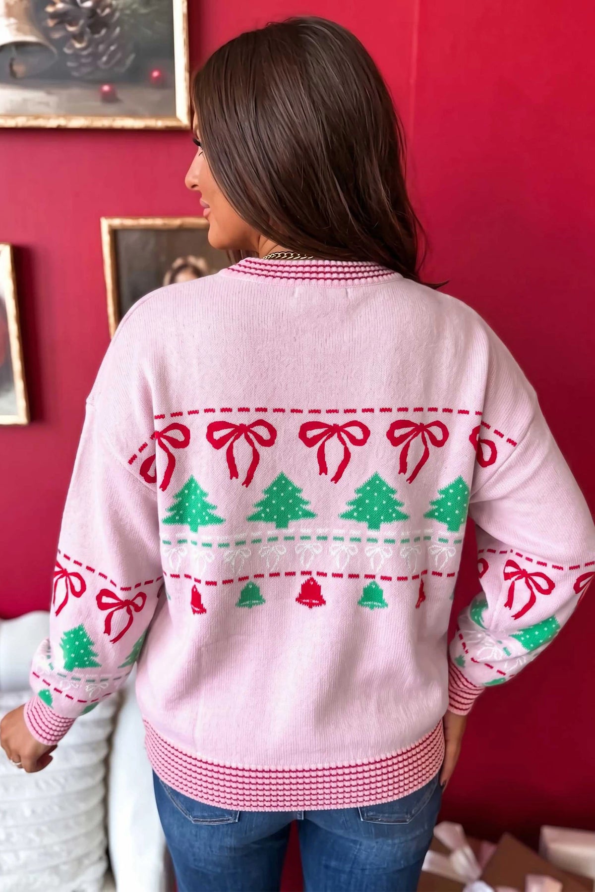 Pink Christmas Sweater