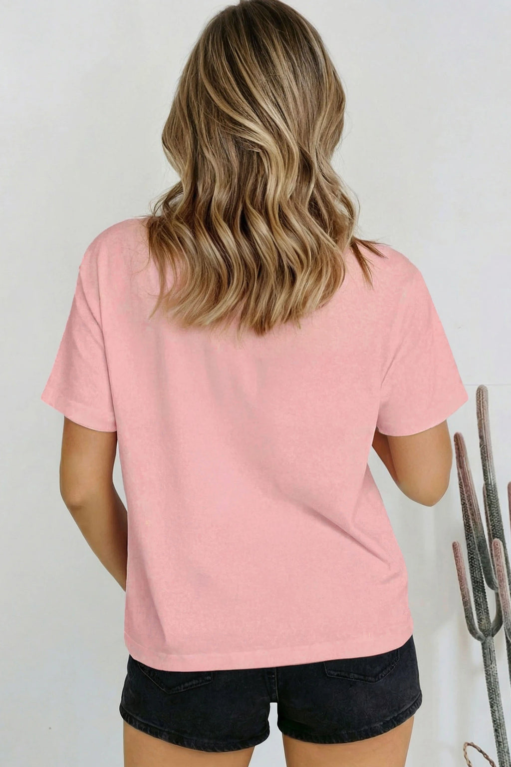Mock Neck Oversized Tee
