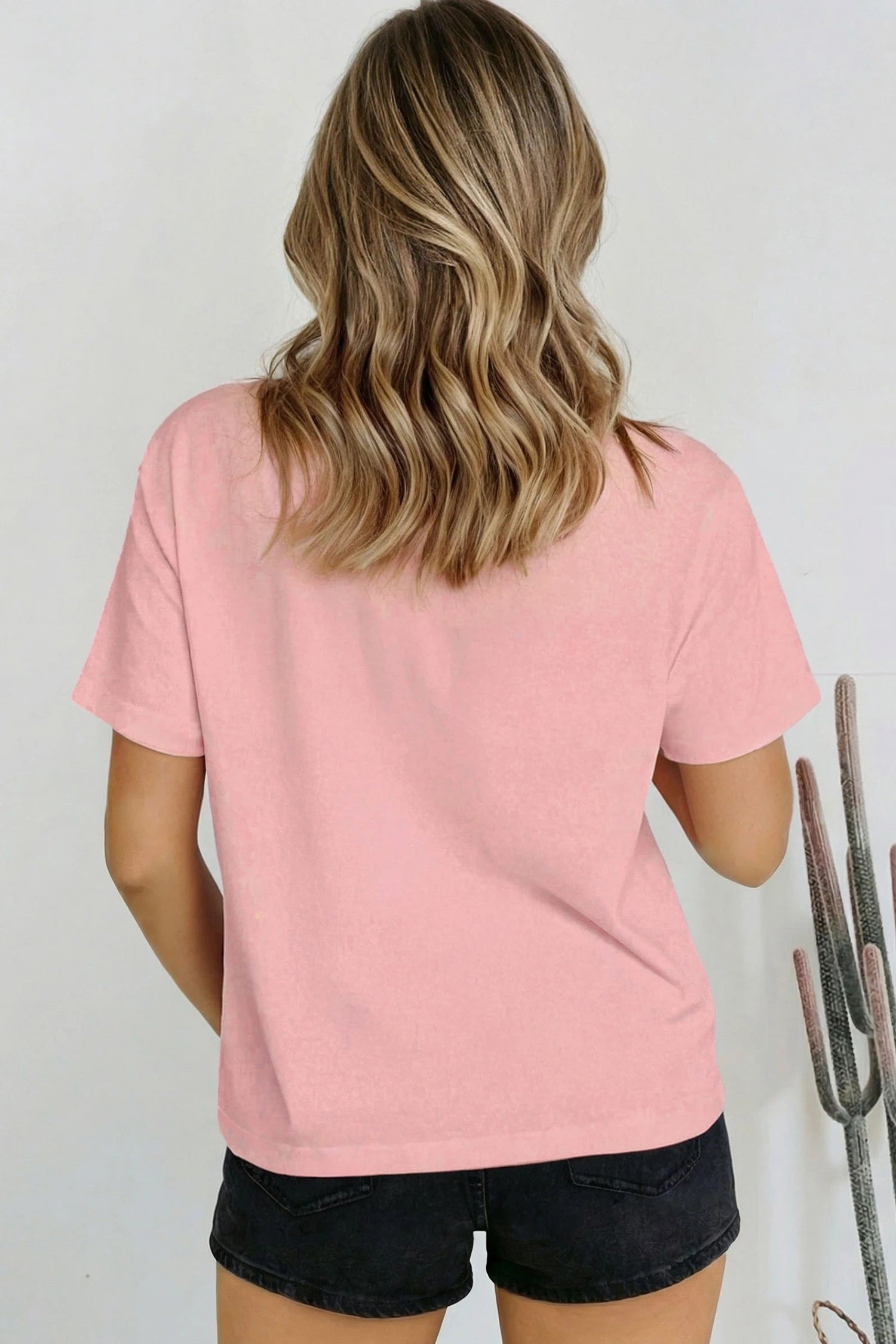 Mock Neck Oversized Tee
