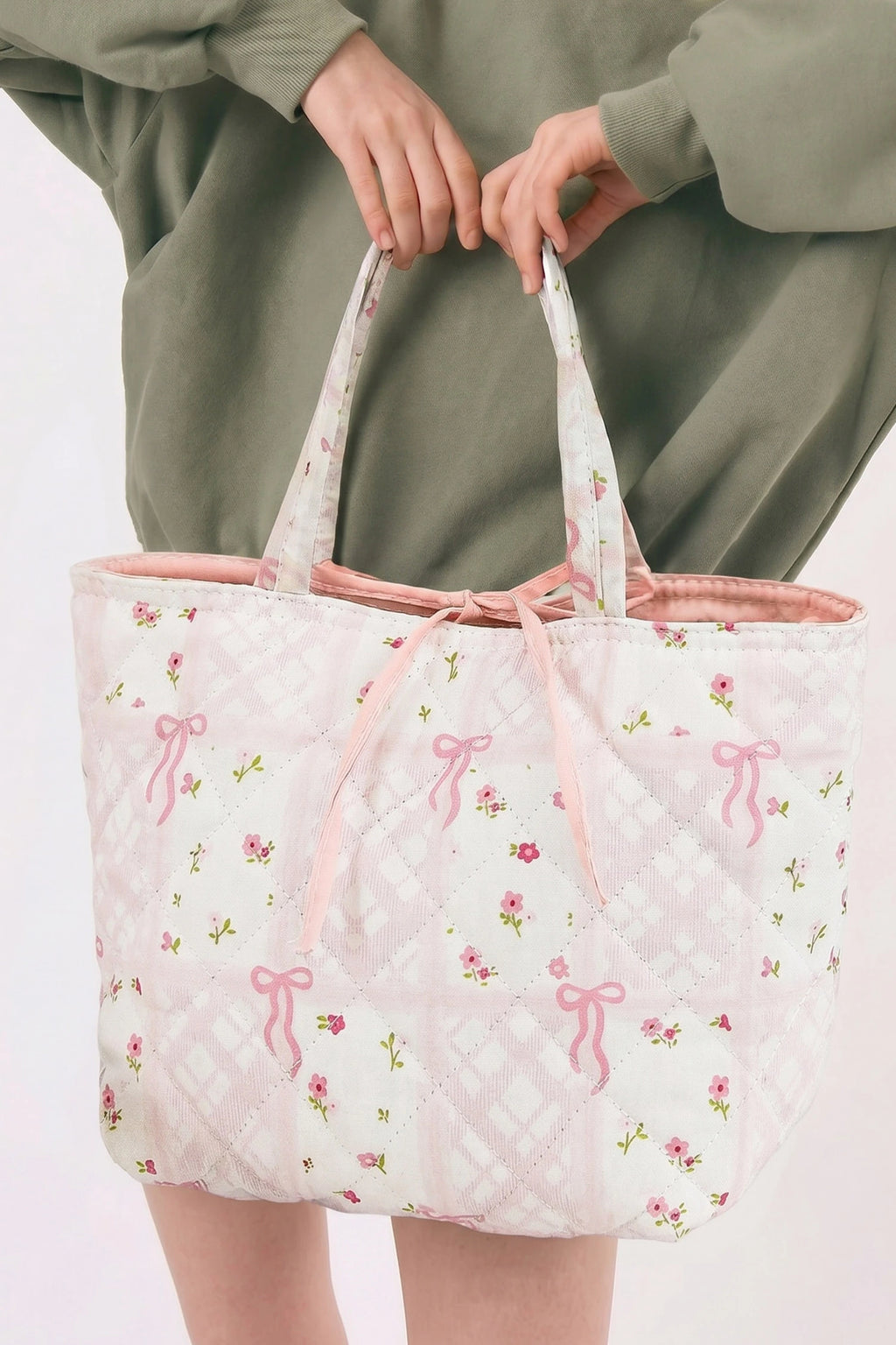 Pink Quilted Bag