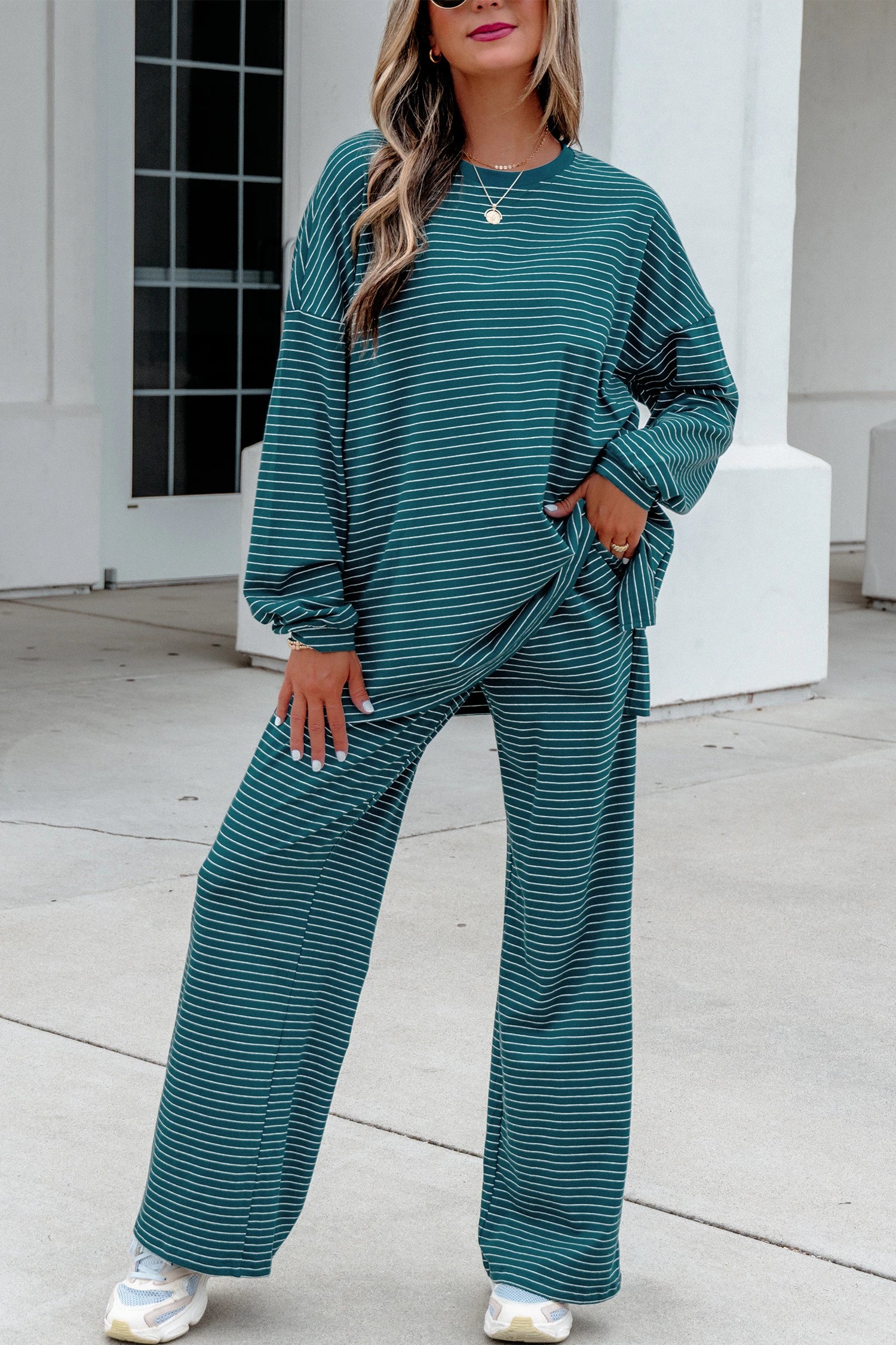 Cozy Striped Lounge Set