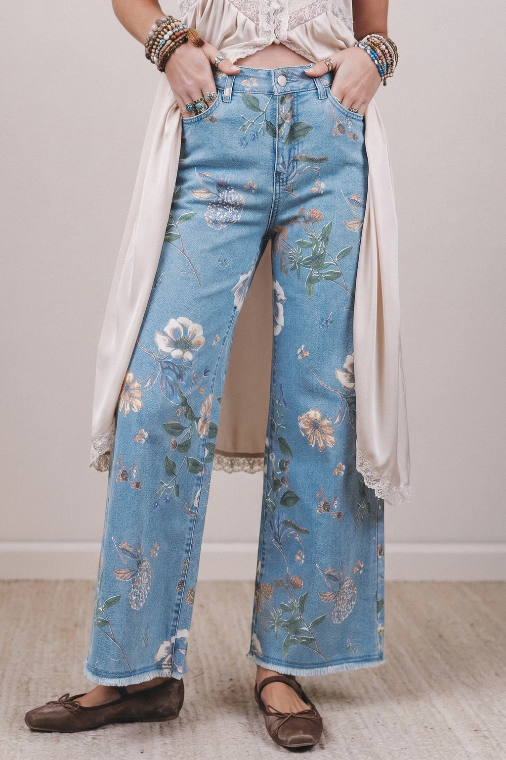 Floral Jeans