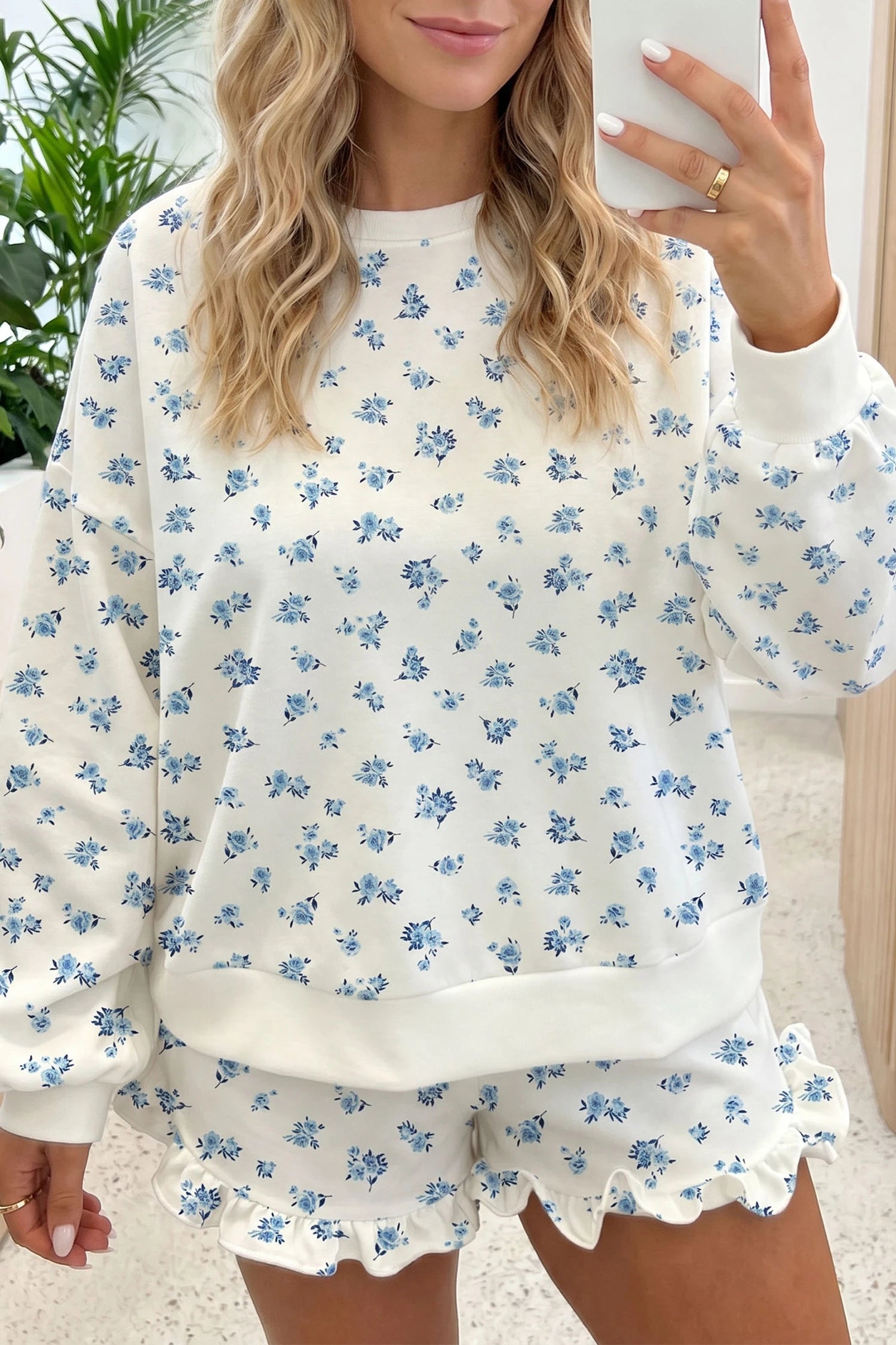 Floral Ruffle Set