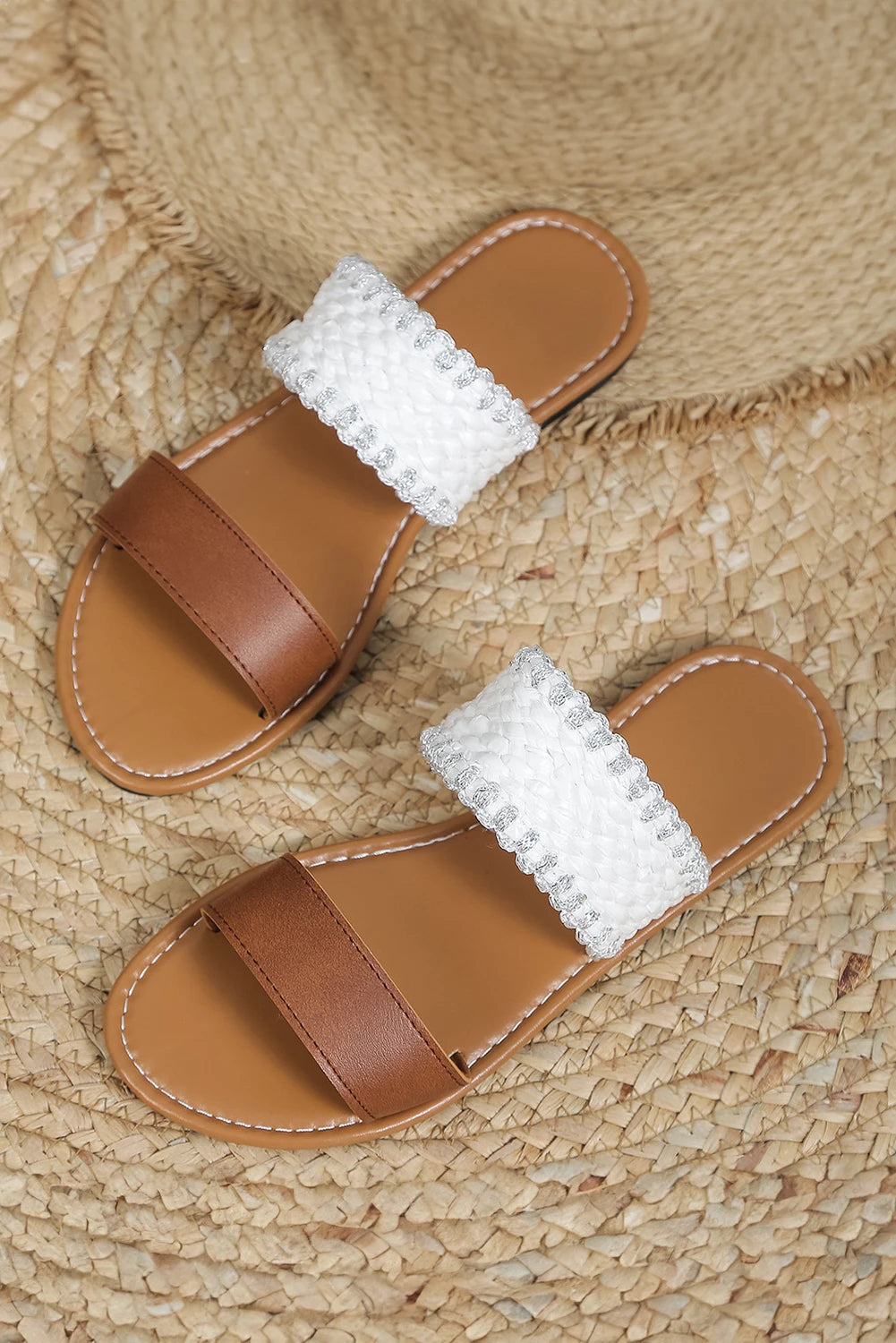 Strappy Woven Sandals
