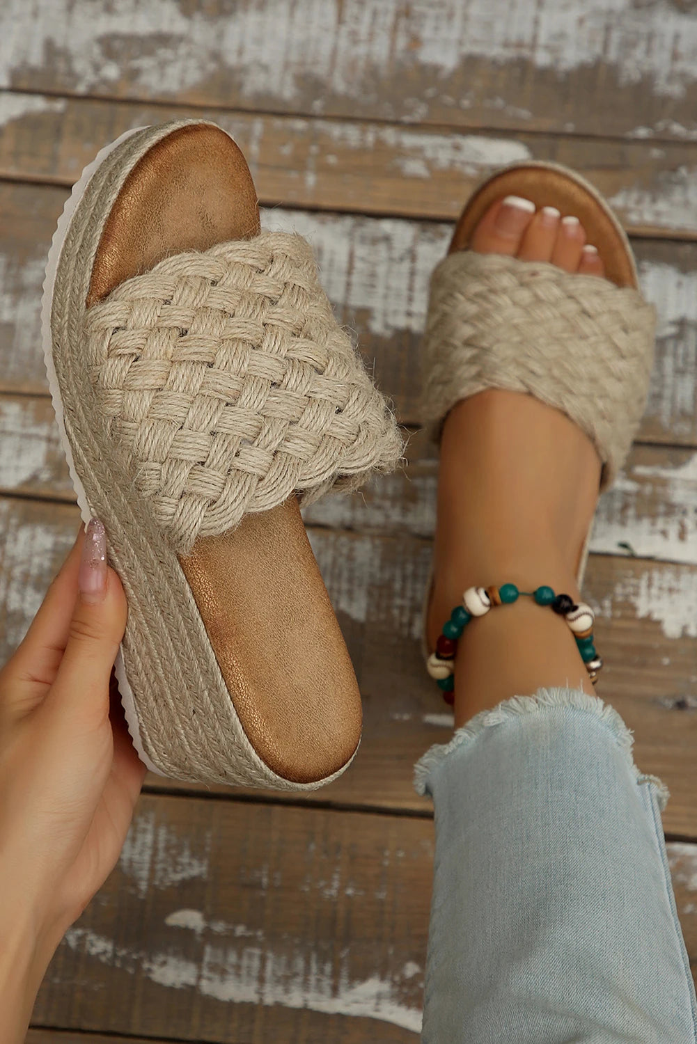 Woven Heels