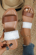 Strappy Woven Sandals