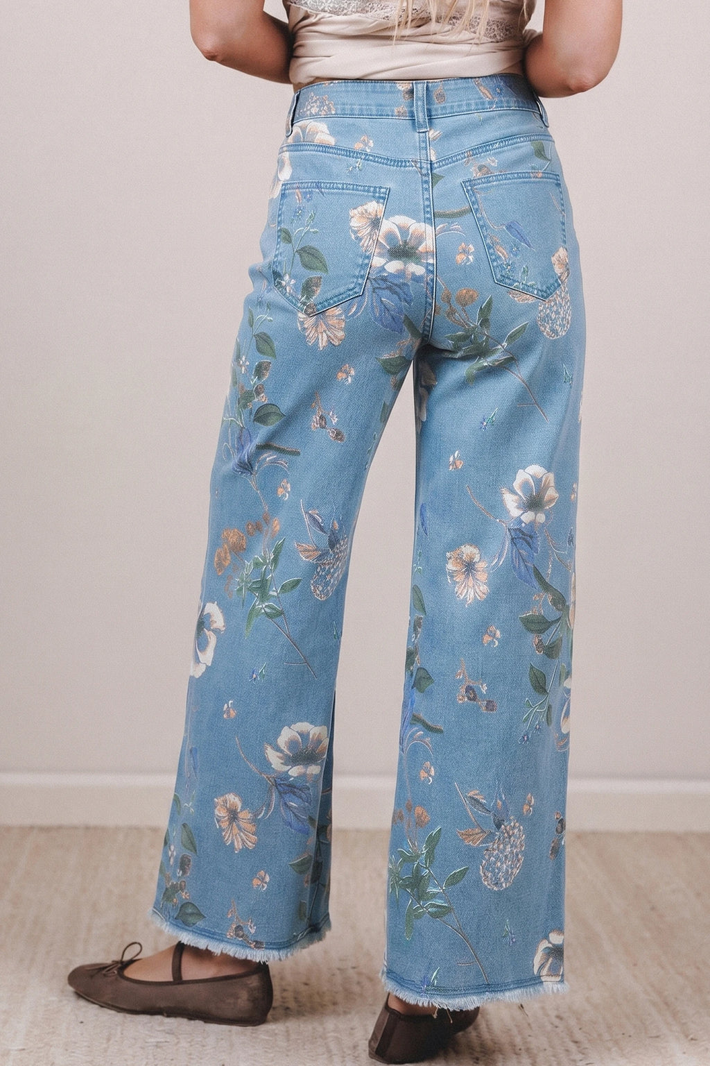 Floral Jeans