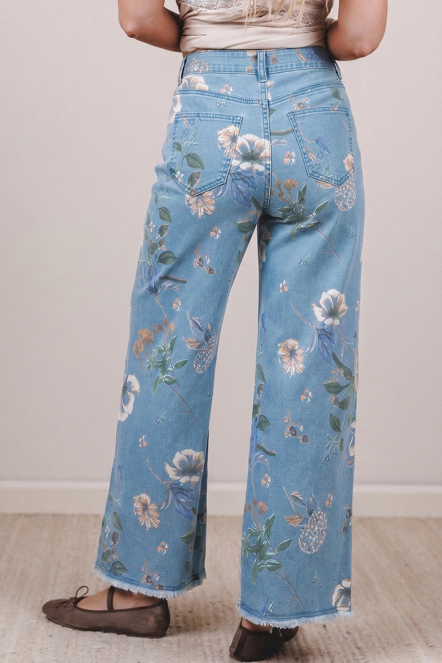 Floral Jeans