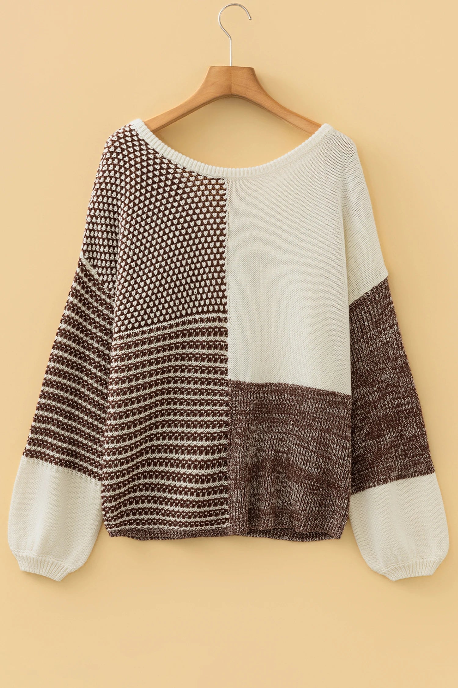 Khaki Loose Knit Sweater
