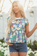 Bow Slit Blouse