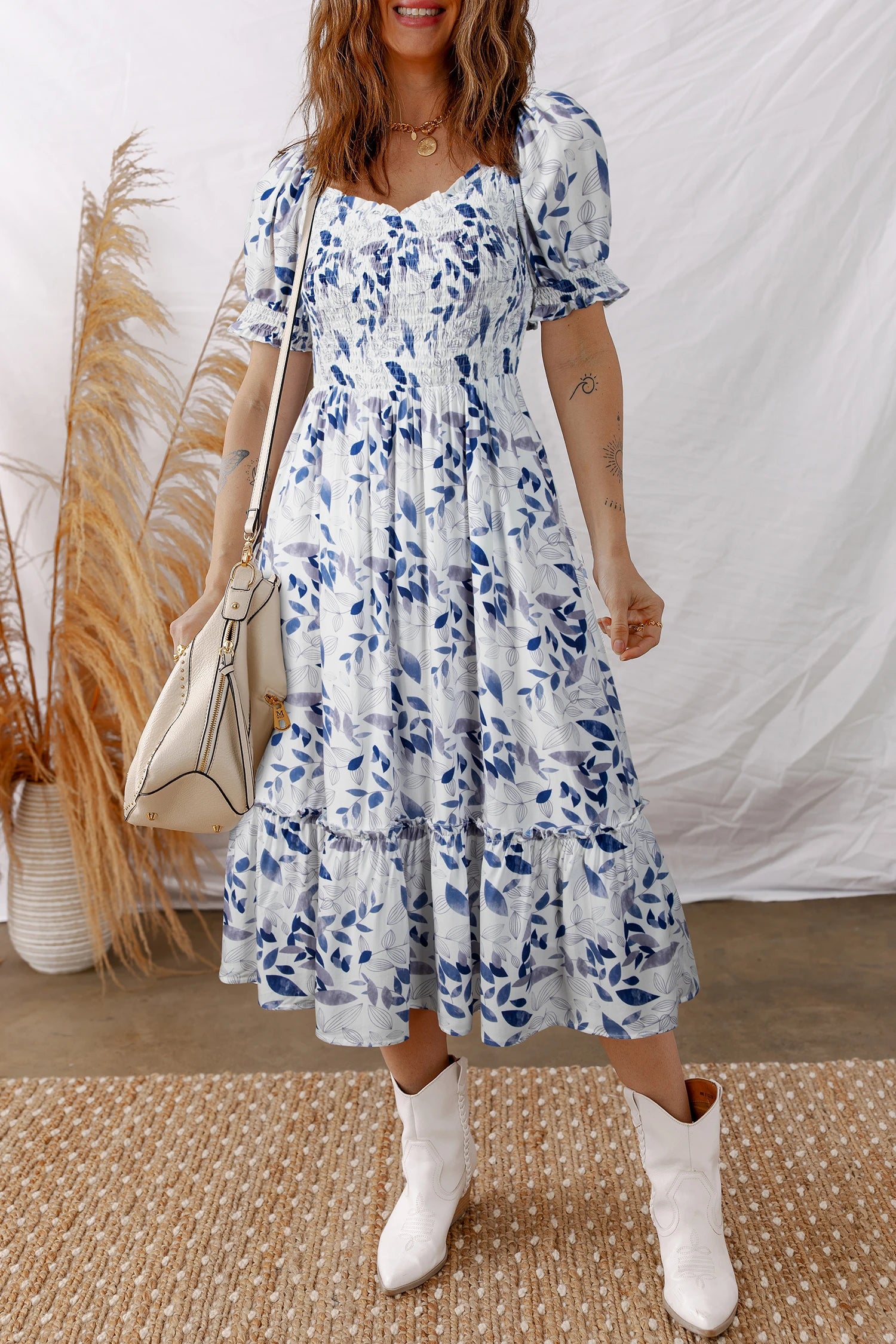 Blue Detail Dress