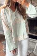 Vintage Detail Long Sleeve Top