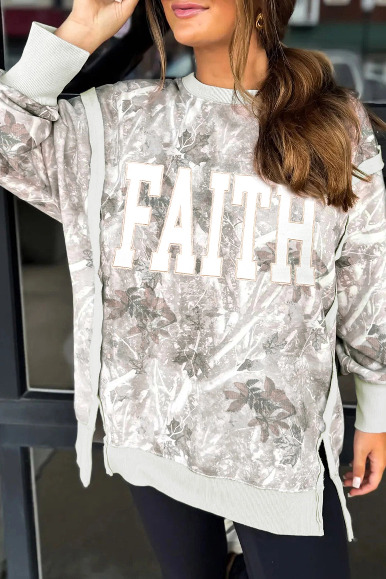 Camo FAITH Pullover