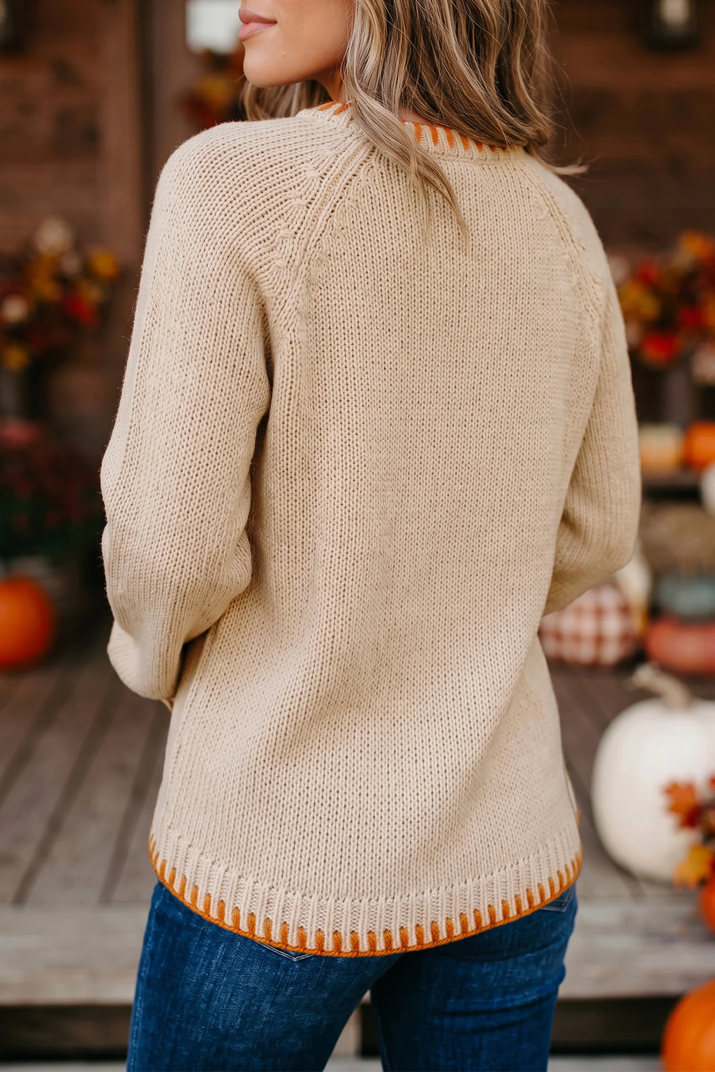 Pumpkin Crochet Sweater