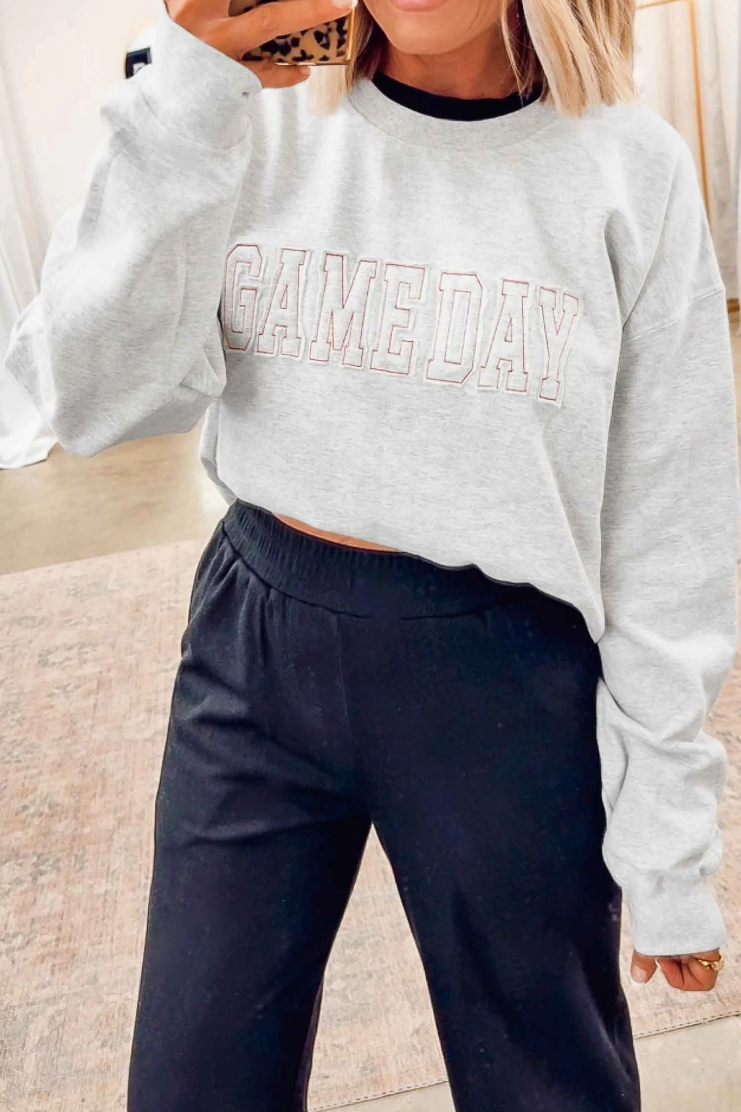 Gameday Embroidered Pullover