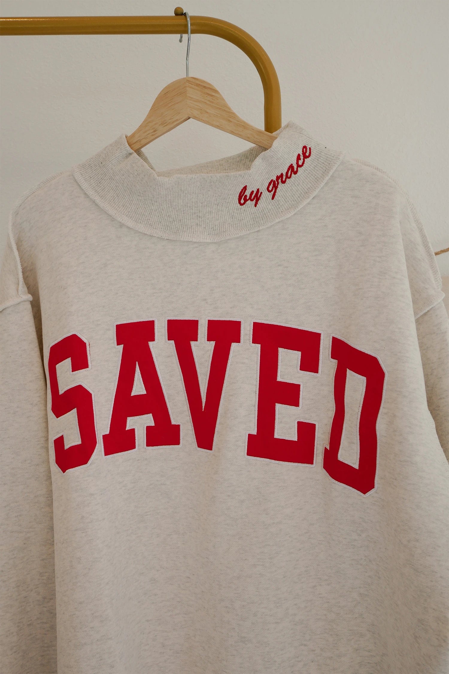 SAVED by grace Pullover
