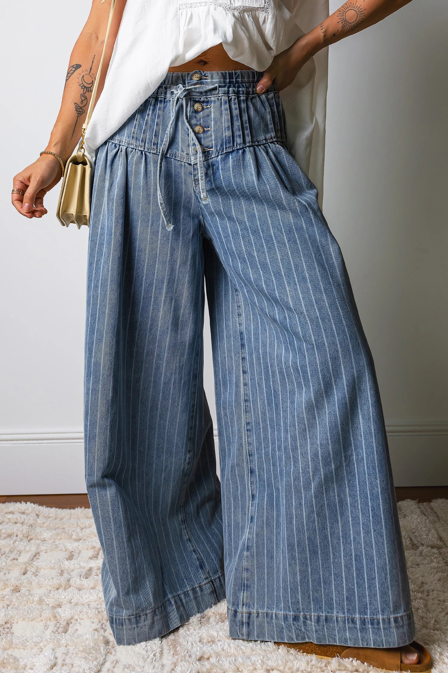 Striped Bell Bottoms