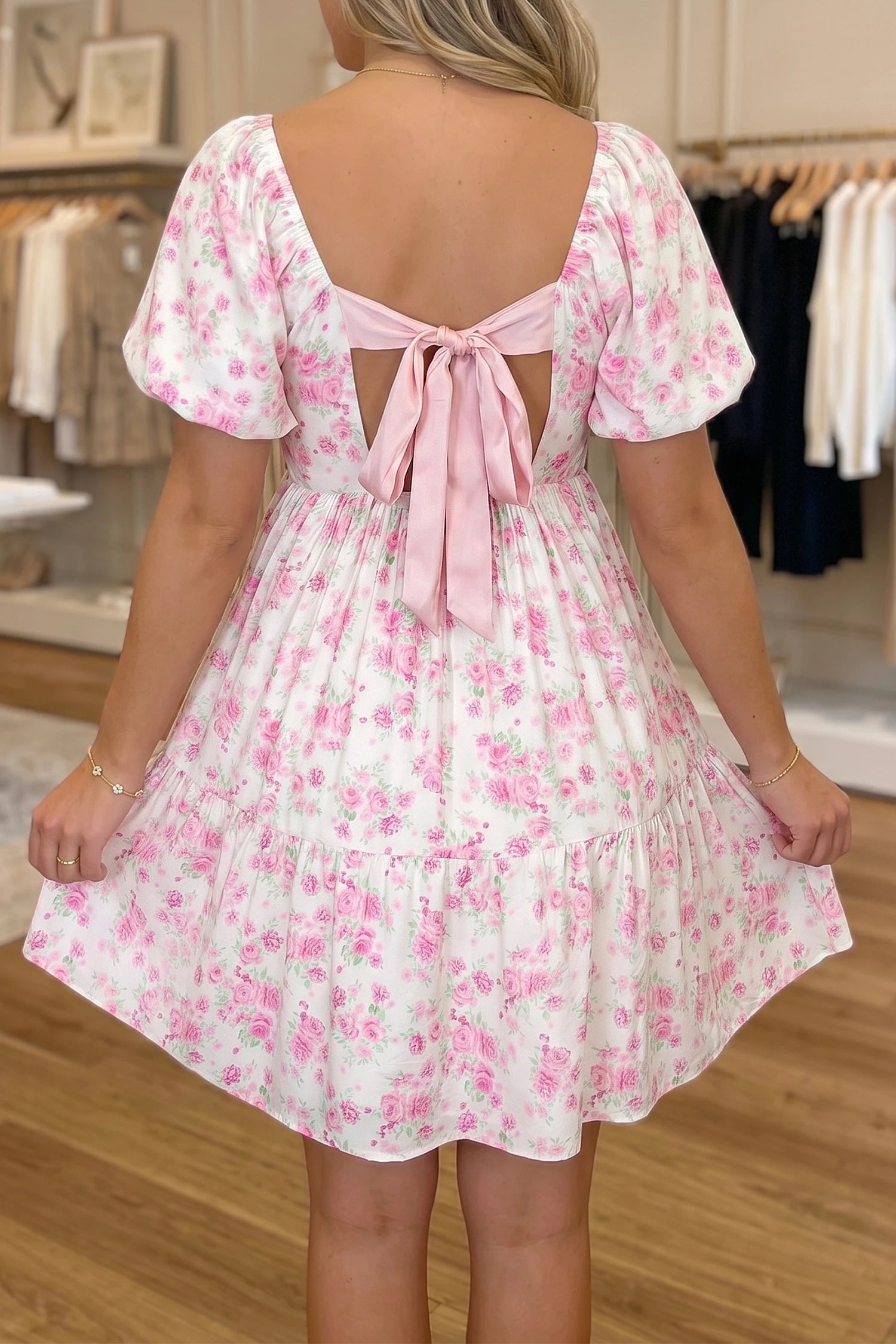Pink Bow Dress