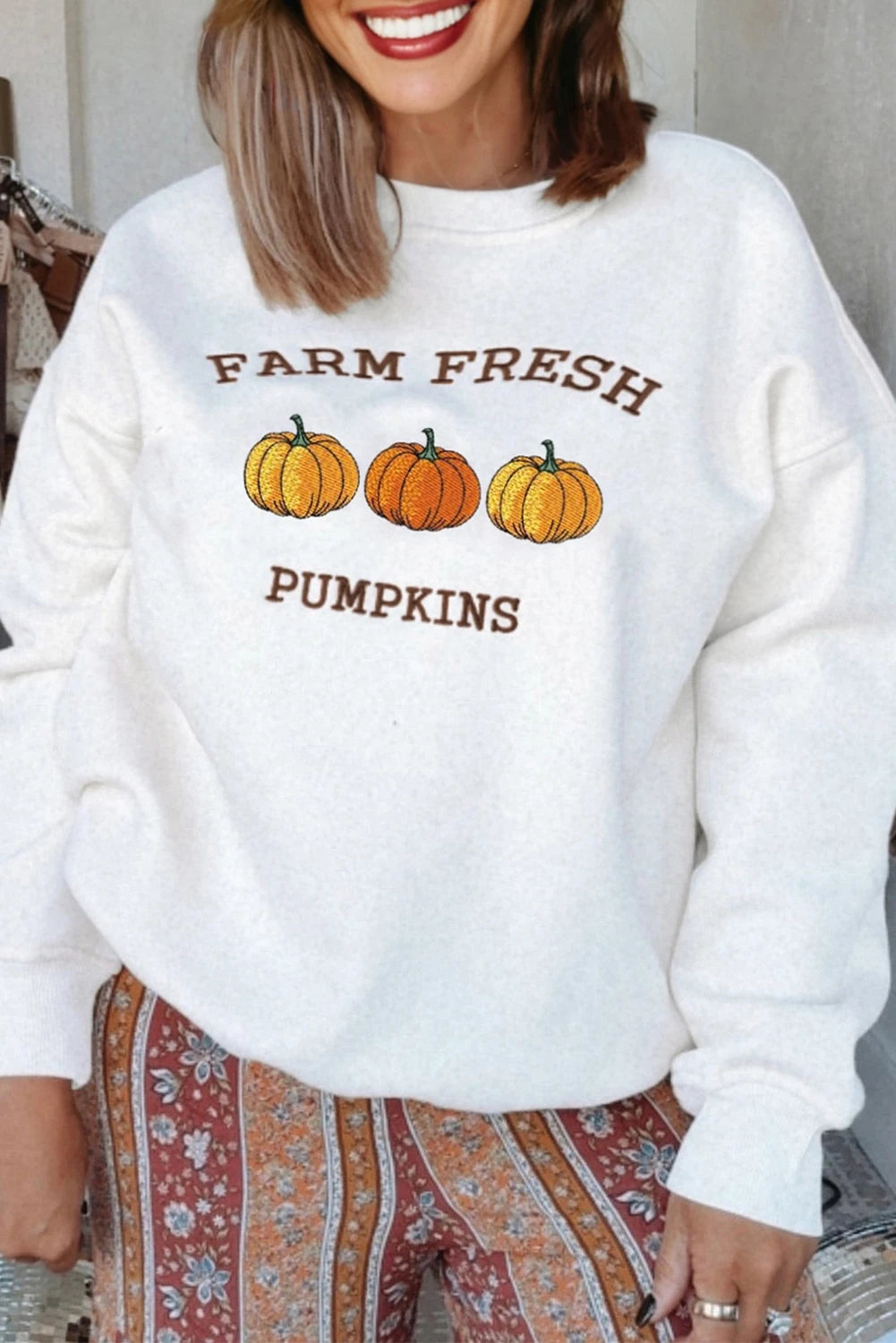 Farm Fresh Pumpkins Pullover